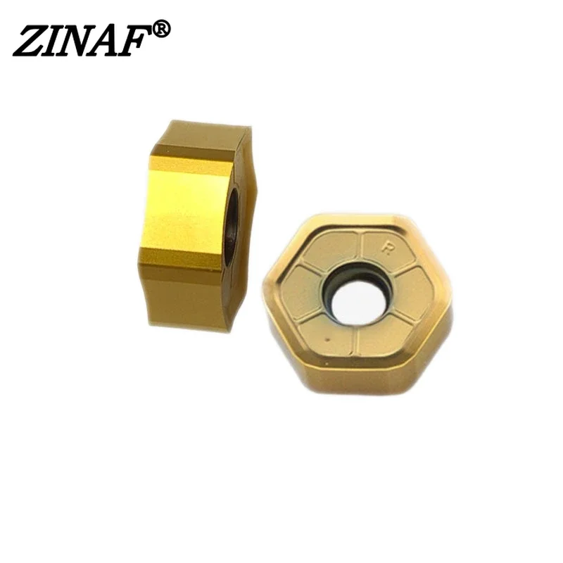 Imagem -04 - Inserções de Metal Duro para Cnc Fresagem Carbide Placas Ferramenta de Corte Fast Feed Hnmu 0906 Hnmu0906 10 Pcs