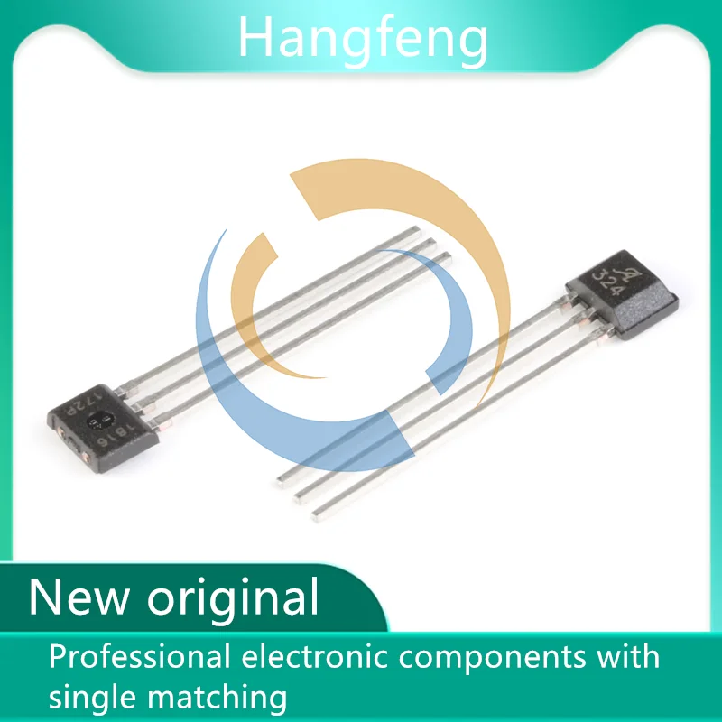 5PCS A1324LUA-T Low Noise Linear Hall Sensor 324 Hall Element A324 SIP-3 In-line New original