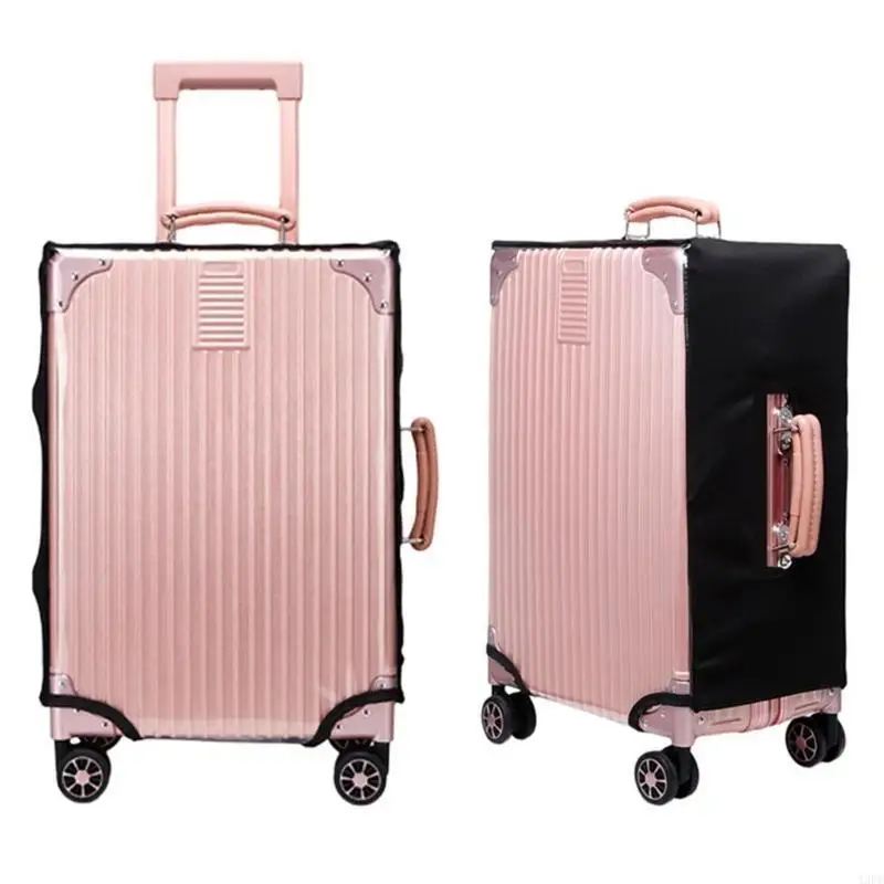 

Protective Suitcase Cover for 20-30 Inch Luggage Clear and Practical Designs Elastic Zippered Travel Luggage Cover