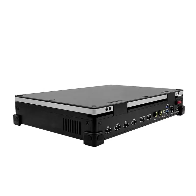 

2025 Selling Multi Cameras Live Streaming Video Switcher 4xH DMI 2xIP Inputs Multiview Chroma Key Support for Live Production
