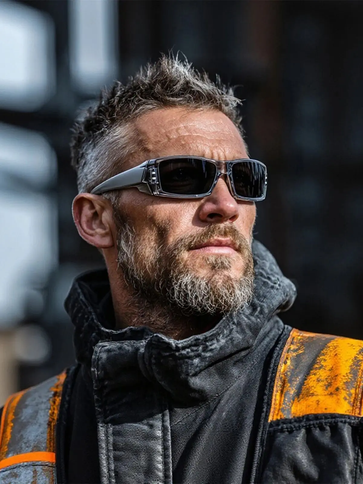 MAXJULI Z87 lunettes de soleil polarisées hommes envelopper Sport conduite UV400 rétro Vintage bouclier lunettes de sécurité 8231