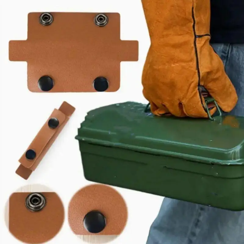 

1/2Pcs Felt Partition Toolbox Liner Padded Comfort Carry Handle For Heavy Tool Box For Y350 Iron Toolbox Anti-Slip Handle Grip