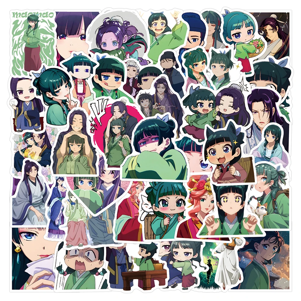 10/30/60/120 Stück Japan Anime The Apothecary Diaries Aufkleber Niedliche Maomao Cartoon-Mädchen-Sticker für Koffer Laptop Handy Dekoration