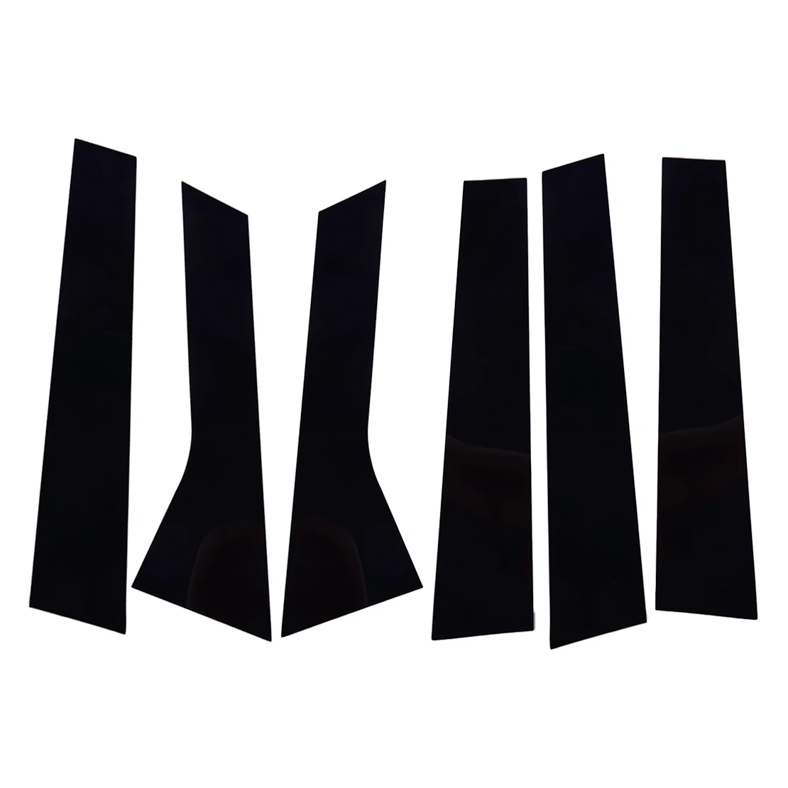 

Набор глянцевых черных накладок на дверные стойки для Land Rover Range Rover Evoque L538, 5 дверей, 2013, 2014, 2015, 2016, 2017, 2018, новинка