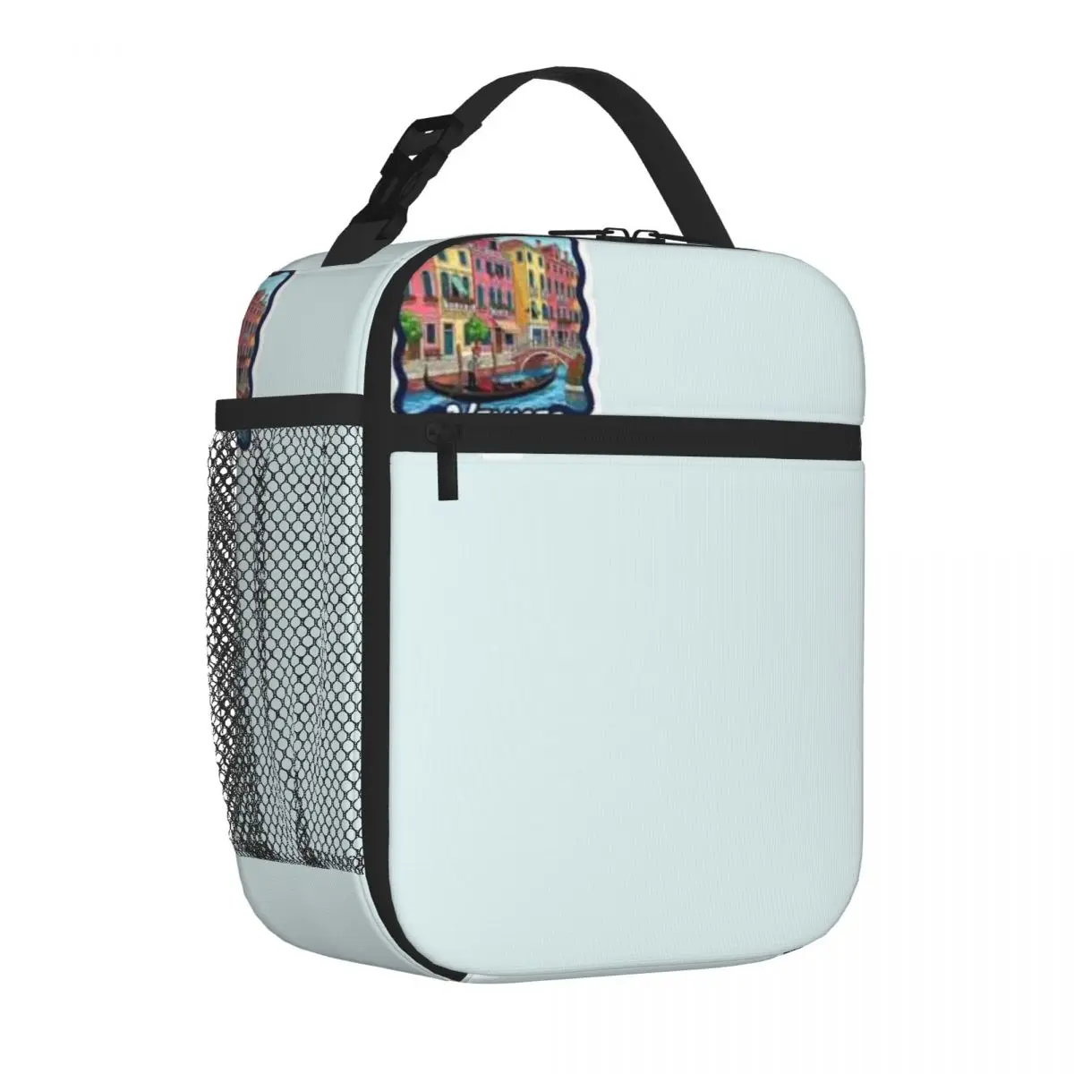 Bestselling Venice Stitched Detail Camping Lunch Bag Playground Snack Neoprene Lunch Bag
