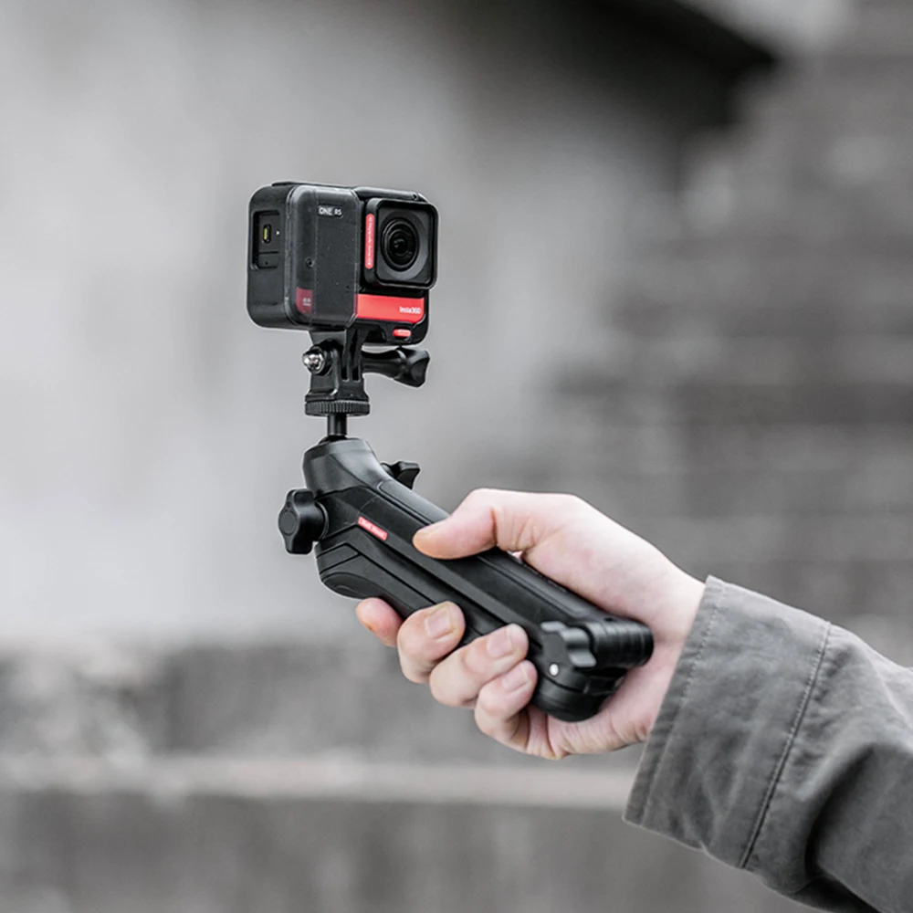 PGYTECH-trípode de 3 vías Mantispod Z Video Vlogger, palo Selfie impermeable, agarre de mano para OSMO Action Gopro Hero 12 11 10 9 Insta360