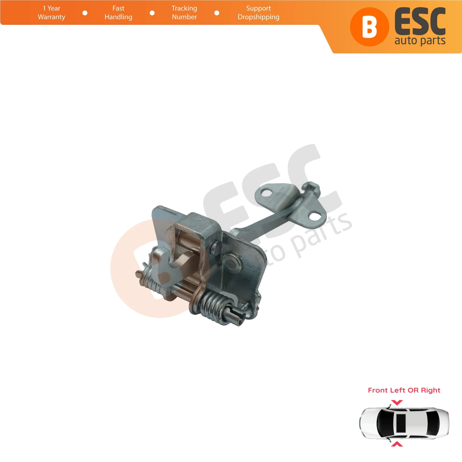 EDP952 Front Left OR Right Door Hinge Stop Check Limiter 918190 for Fiat Scudo Peugeot Expert 806 Citroen Jumpy Dispatch MK1