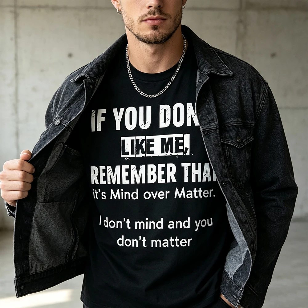 Men's Humor Satire Quotations T-shirt 