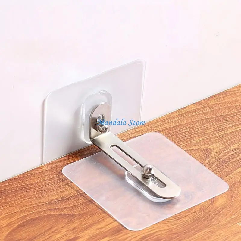 U2JC 5 Pcs Self-Adhesive Furniture Wall Anchors Anti-tip Prevention Device
