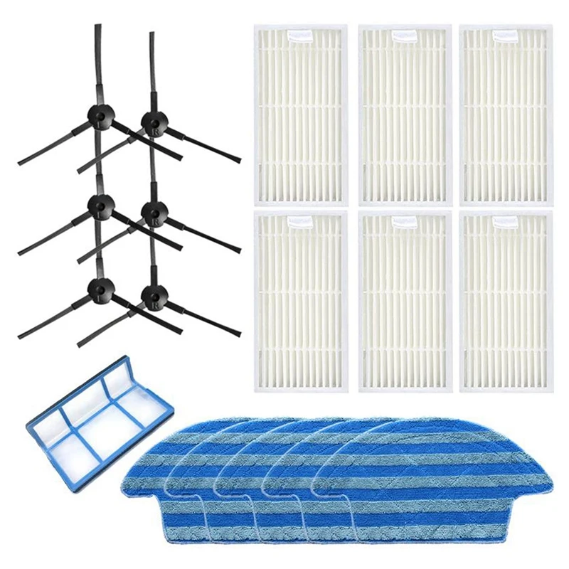 

Боковая щетка, первичный фильтр от пыли, эффективные швабры HEPA для Ilife V55 Pro Запчасти для робота-пылесоса