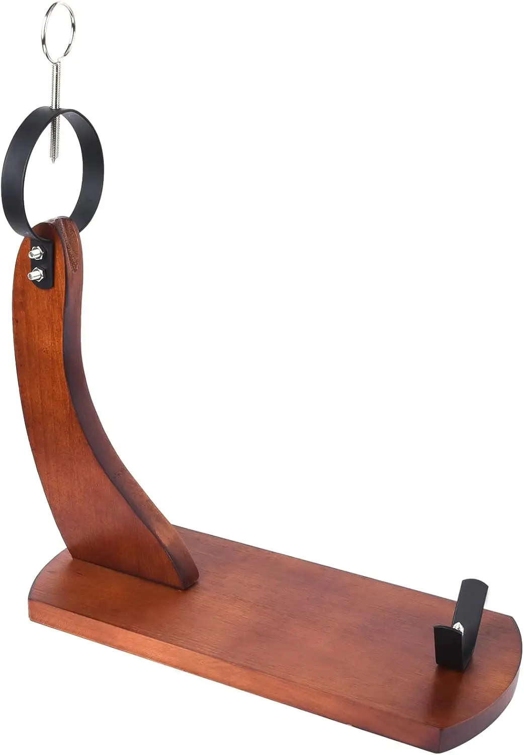 

Wooden Ham Stand for Carving Spanish Hams & Italian Prosciutto with Non-Slip Pads, Sturdy Board