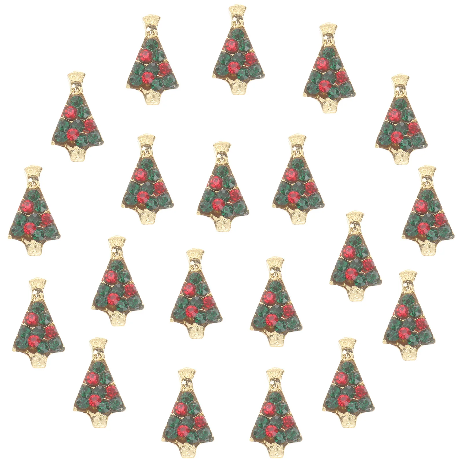 

20 Pcs Nail Decorations Christmas Stickers Tip Decals for Women Manicure Accessories