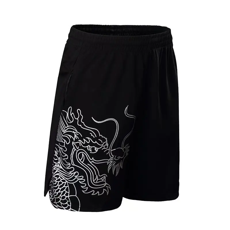 Dragon Print Table Tennis Shorts for Men Women Kids Quick Dry Plus Size 2024 New in Summer Badminton  Ping Pong Tennis Shorts