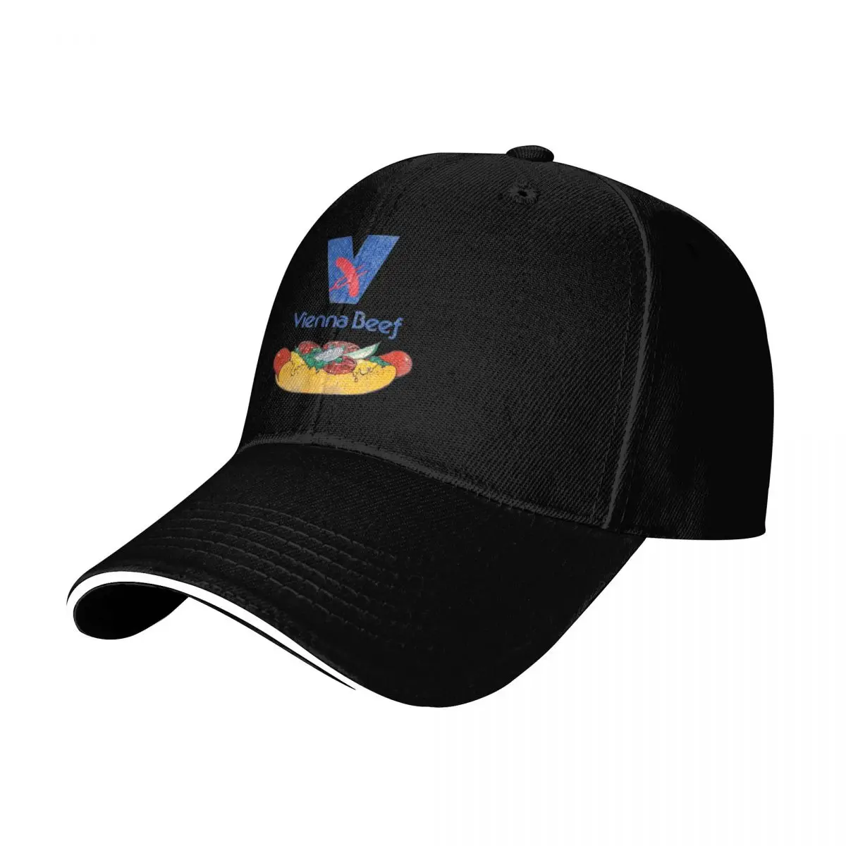 Vienna Beef Unisex Baseball Cap Summer Beach Travel Streetwear Hip Hop Trendy Vintage Retro Embroidered