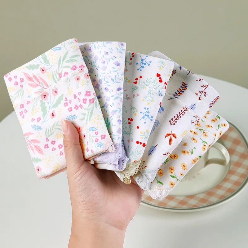 New Physiological Period Leak Proof Menstrual Panties Breathable Absorb a Small Amount Women Cotton Cute Lovely Underwear