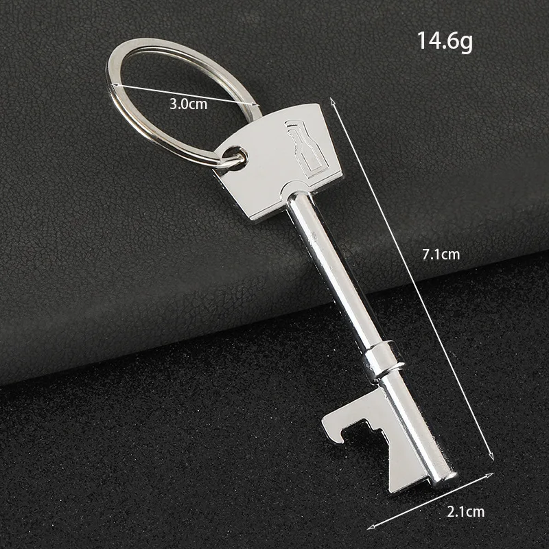 Beer bottle opener keychain Car pendant gift Multifunctional bottle opener keychain