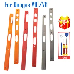 New Original DOOGEE V10 V11 Housing A Front shell Middle Side Plastic Left Right Decorative Parts Frame Middle For Doogee V11