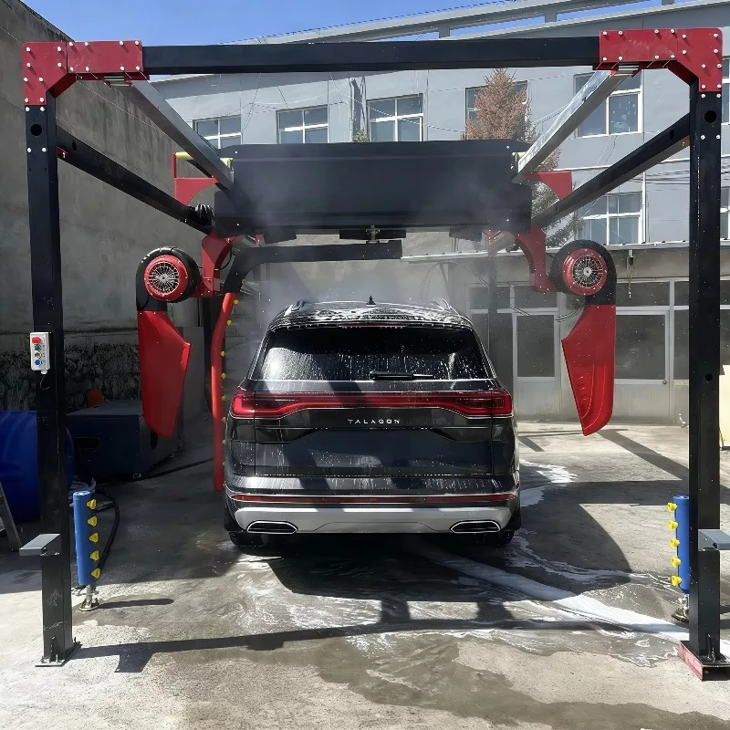BEIJING WS CE Certified Electric Touchless Automatic Car Wash Machine Brushless High Pressure Commercial Stainless Steel 10MPa