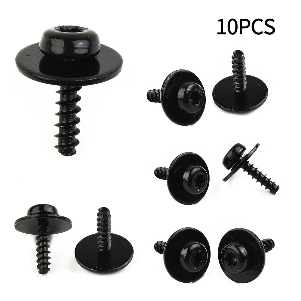 

10 Pcs Car Screw Bolt Under Engine Shield Air Dam Deflector Torx Screw Bolt For Ford Focus Escape Car Replacement Part