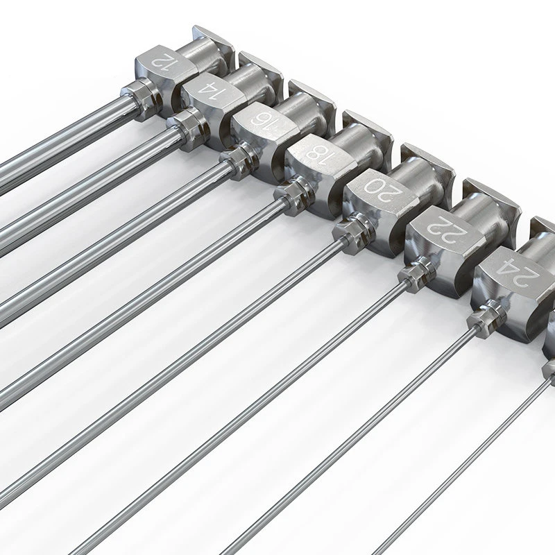 5Pcs/10Pcs 150mm Extender Stainless Steel Dispensing Needle,Industrial Metal Needle Nozzle for Refiling Ink,Oil Syringe