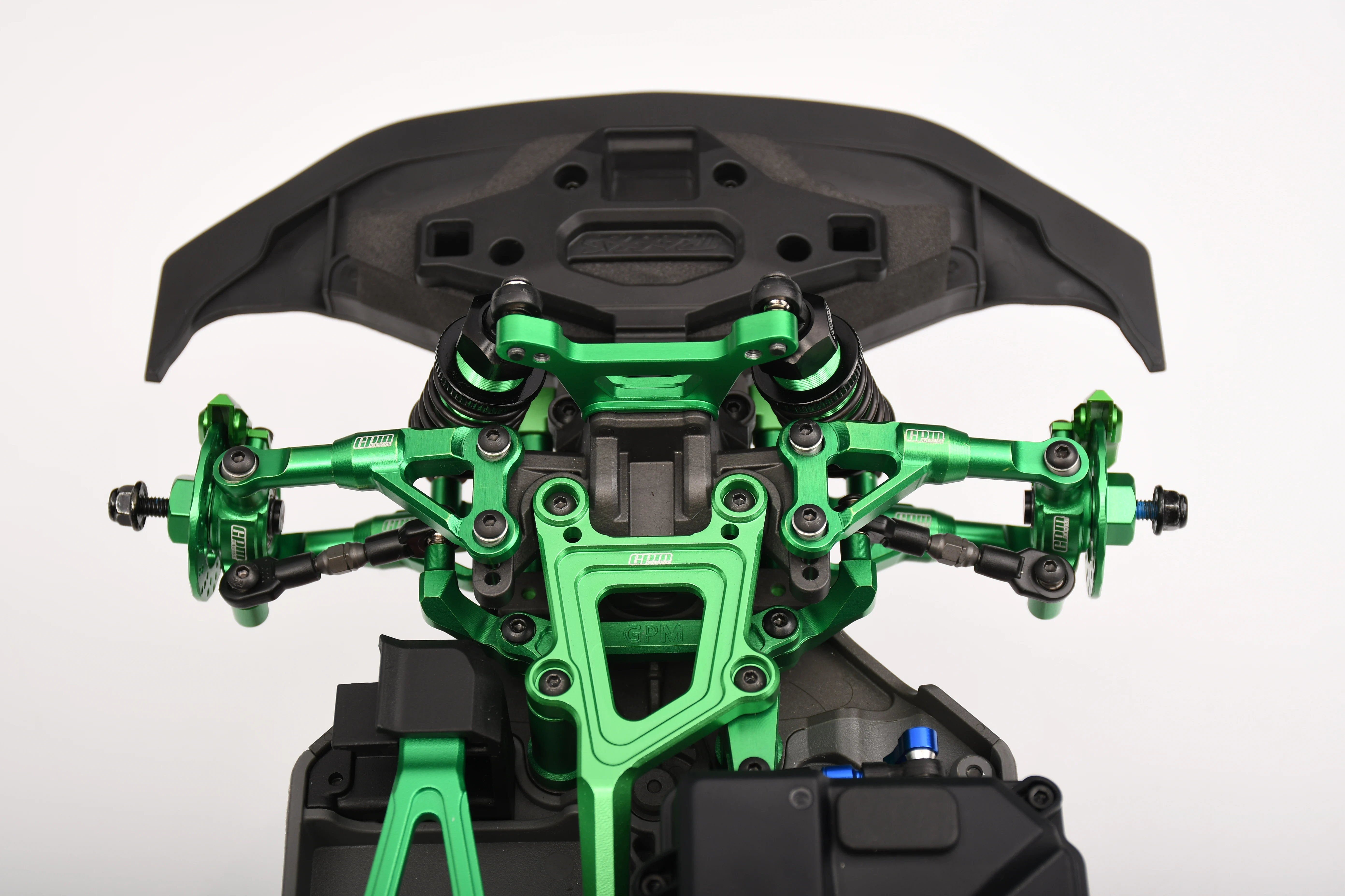 

GPM TRAXXAS 1/10 4-TEC Ford Mustang для 7075, передний рулевой блок из сплава, большой подшипник