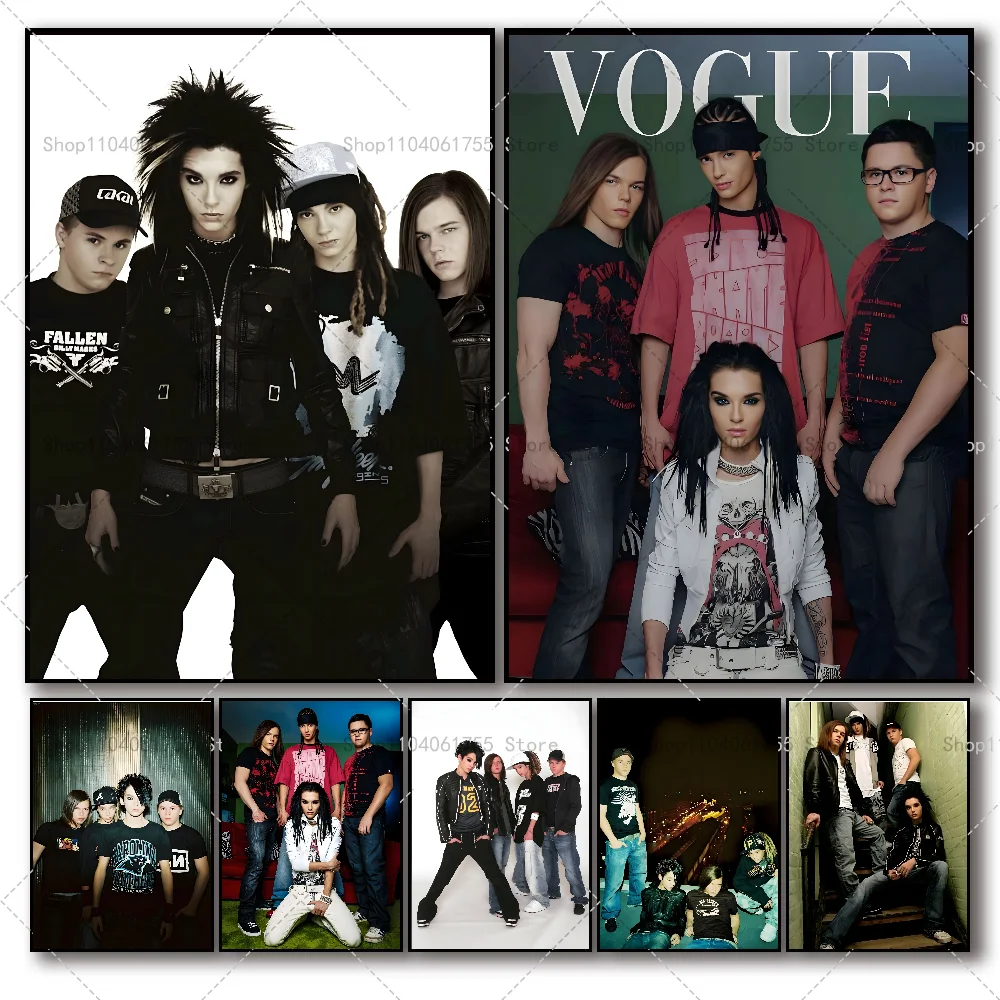 ملصق فندق توكيو من معدن روك باند ، فن ذاتي اللصق ، مقاوم للماء ، ملصق ورقي ، قهوة ، منزل ، بار ، غرفة ، ديكور جداري #1