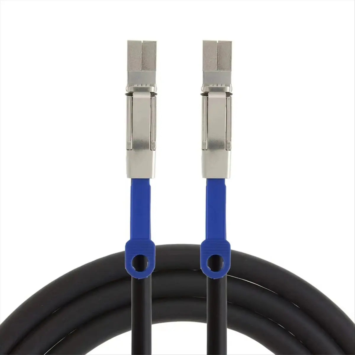 A40I MinSAS Cable 4X SFF-8644 to SFF-8644 Cable Multilane Shielded Cage Cable Hard Disk Server Data Sync Transmission 1M