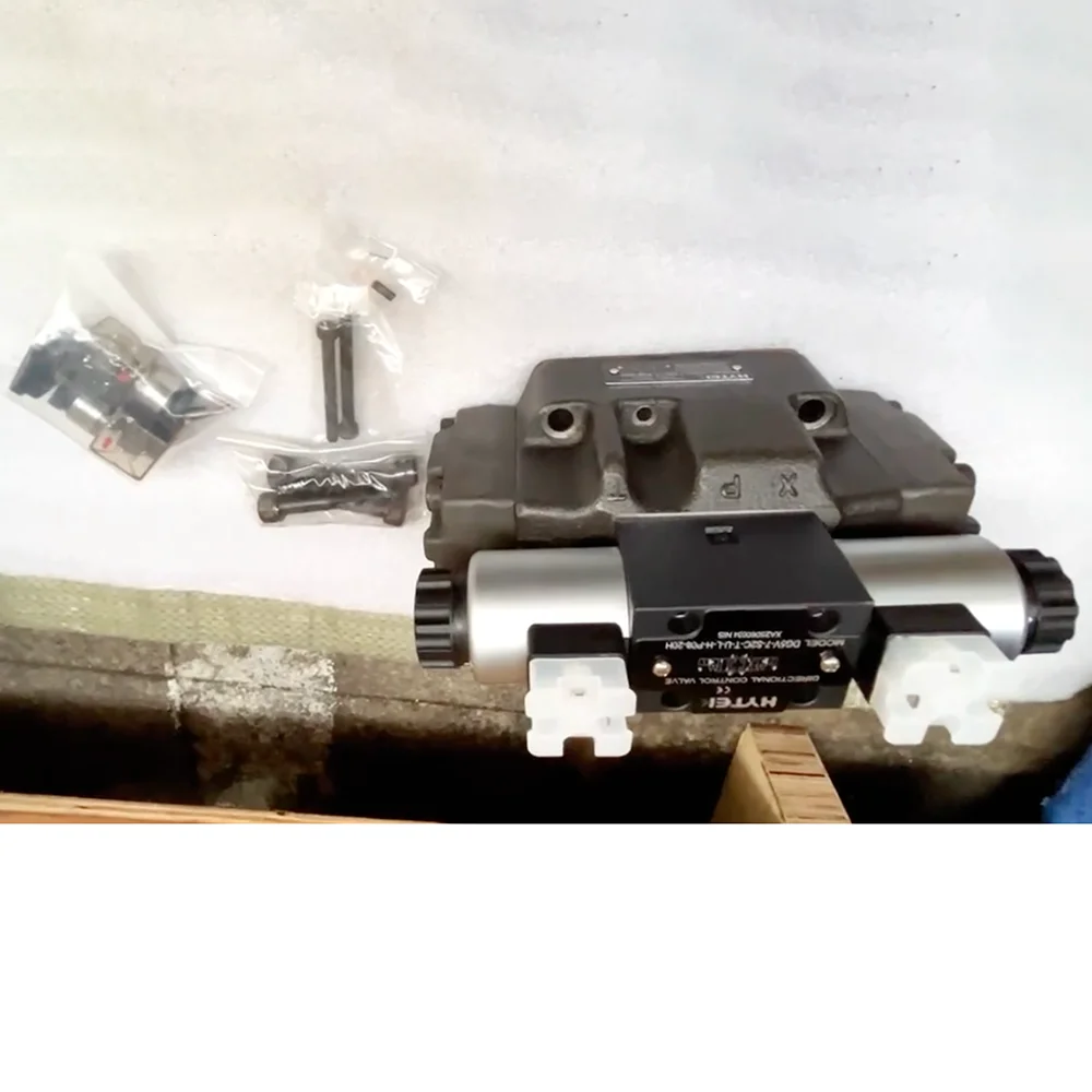 Waterjet Cutting 1-11733 Intensifier 24v Electrical Shift And Pilot Assembly Waterjet Head Shift Valve Solenoid A-18862 WE000129