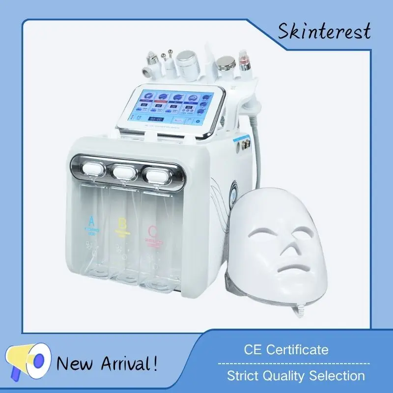 Machine à bulles d'eau oxygénée 7 en 1, spa facial, soins profonds de la peau, rajeunissement de la peau, hydrodermabrasion Aqua