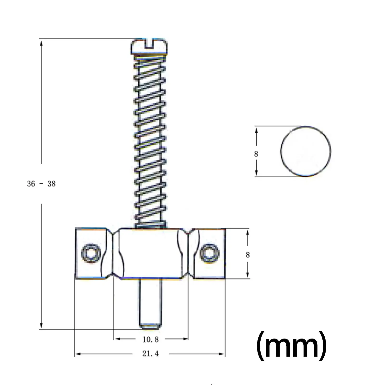 Electric Guitar Parts Brass Compensated Bridge Saddles Set Vintage Look Sturdy Build for Clear Tone Sustain and Easy Fitting