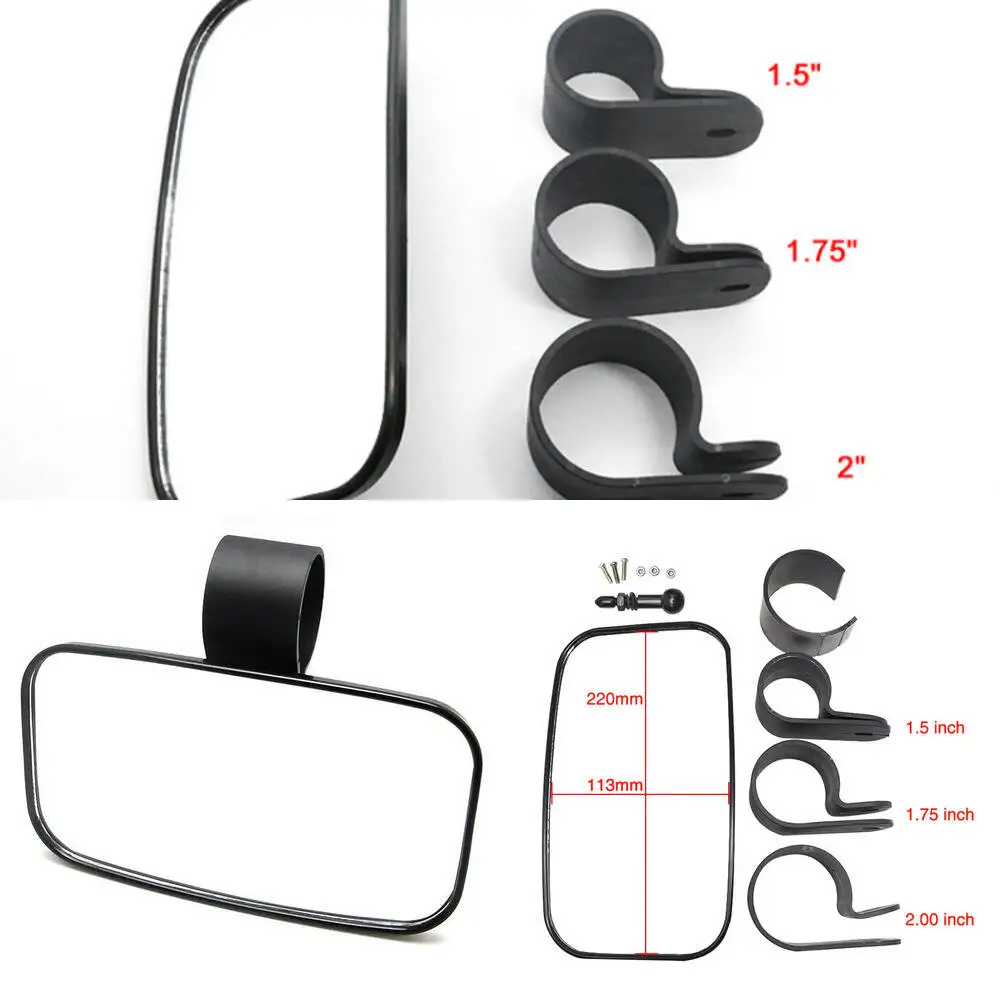 

Motorcycle Mirror Universal UTV Rearview Rear View Center Mirror For Yamaha Polaris Ranger 500 570 XP S 900 XP 1000 ATV Offroad