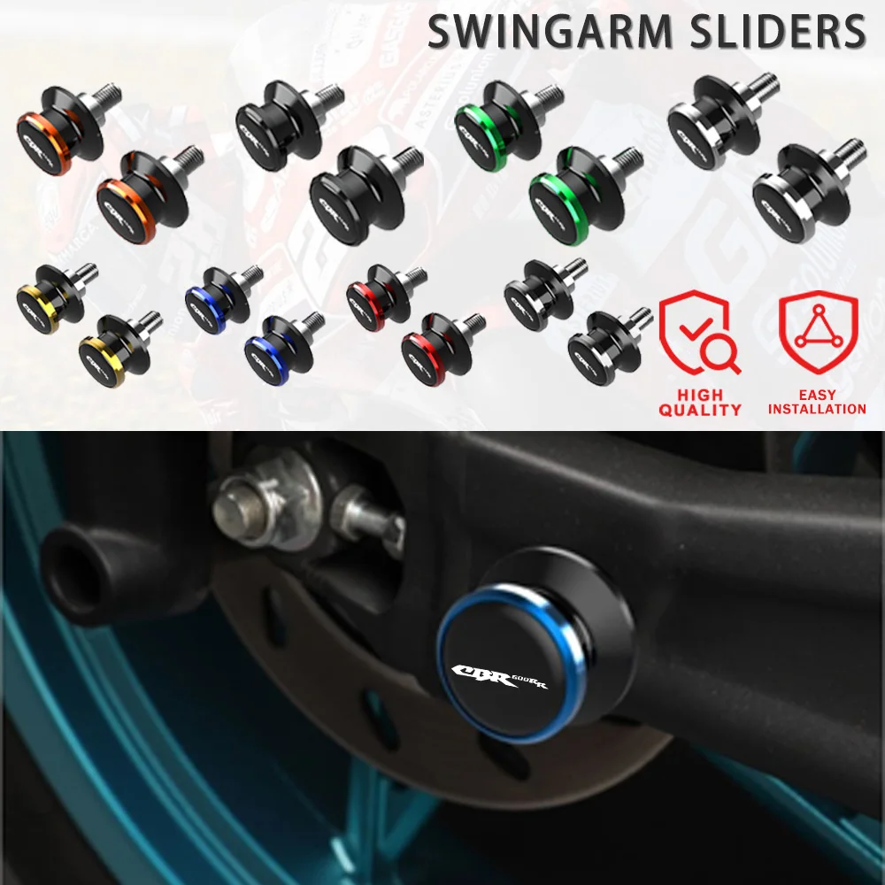 

For HONDA CBR 600RR 1000RR 2004-2019 CBR954RR 900RR Motorcycle Stand Screw M8 Swingarm Spools Slider CBR250R CBR600RR CBR1000RR