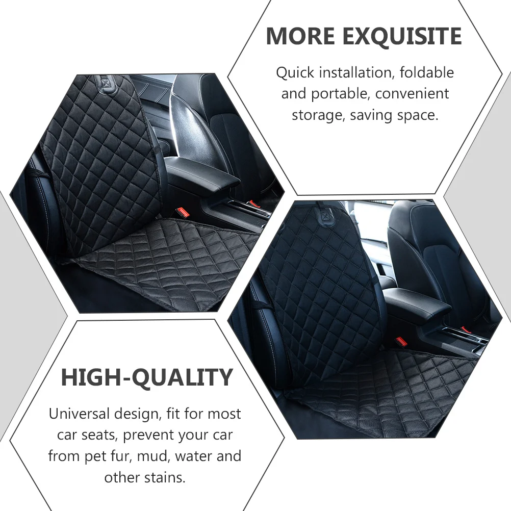 

600D Oxford Cloth Waterproof Pad Universal Fit Car Pet Seat Mat Foldable Dog Seat Protector Easy Clean Pet Car Cushion