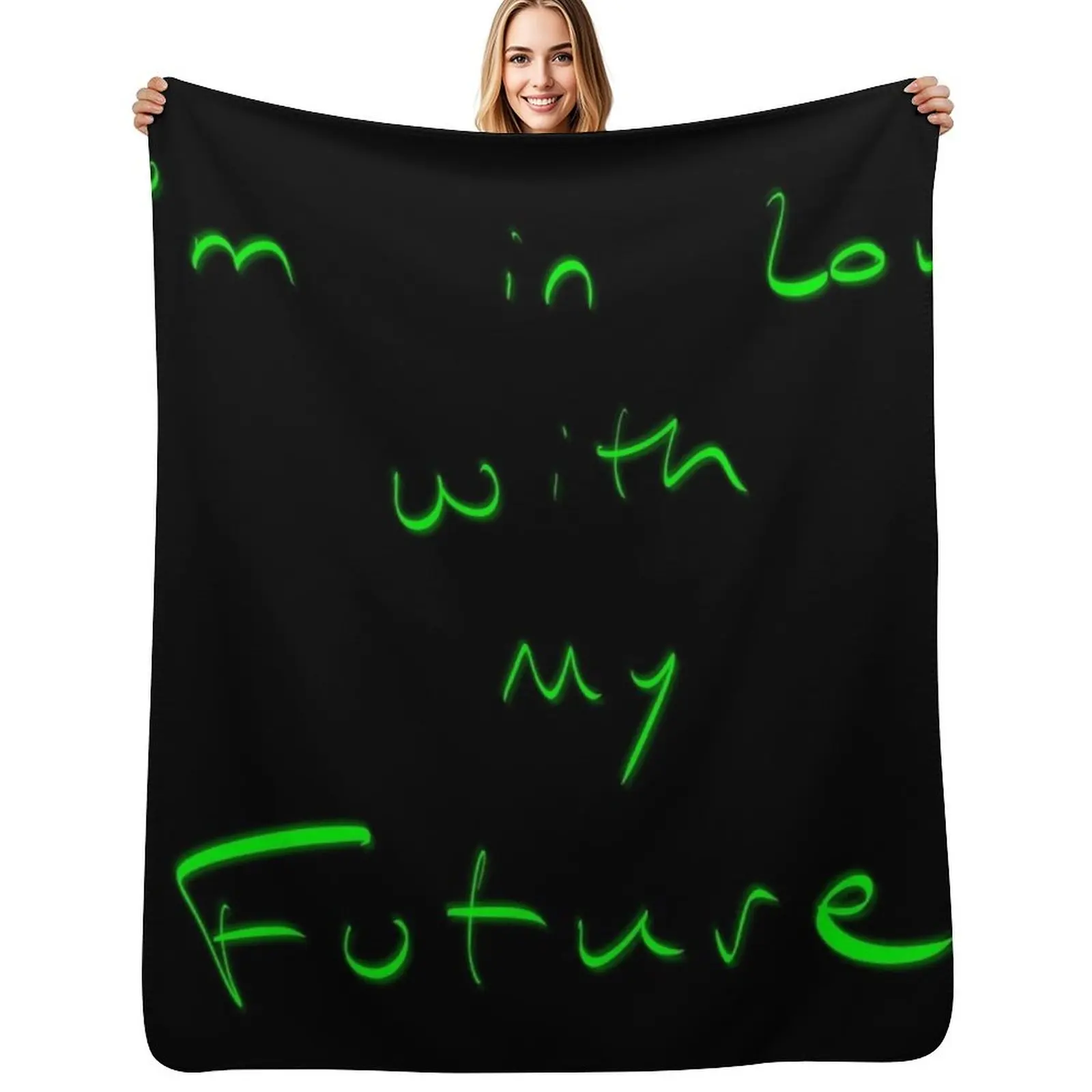 

I'm In Love With My Future Throw Blanket Modern Design Soft Blanket for Home Decor