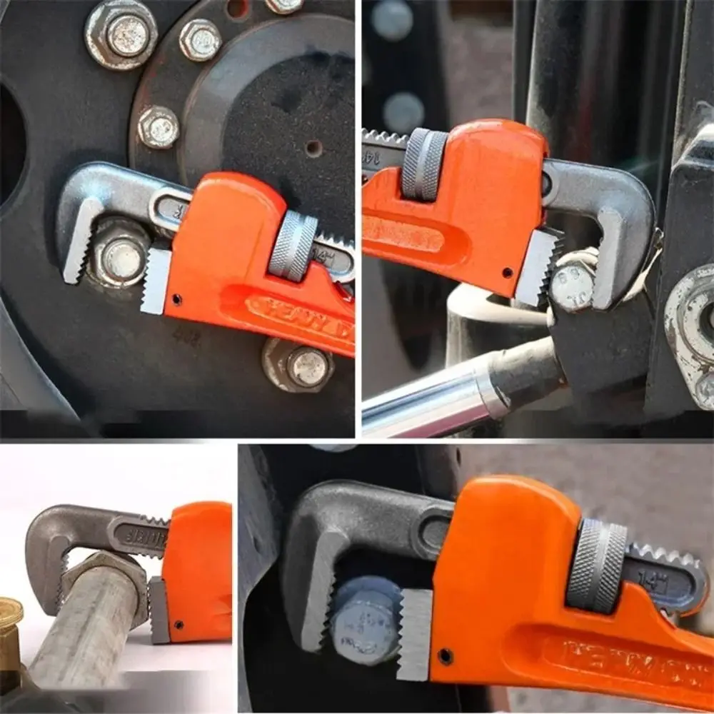 

Clamp Spanner Adjustable Pipe Wrench Labor-saving American-style Water Pipe Pliers Anti-slip Sturdy Heavy Duty Pliers Household