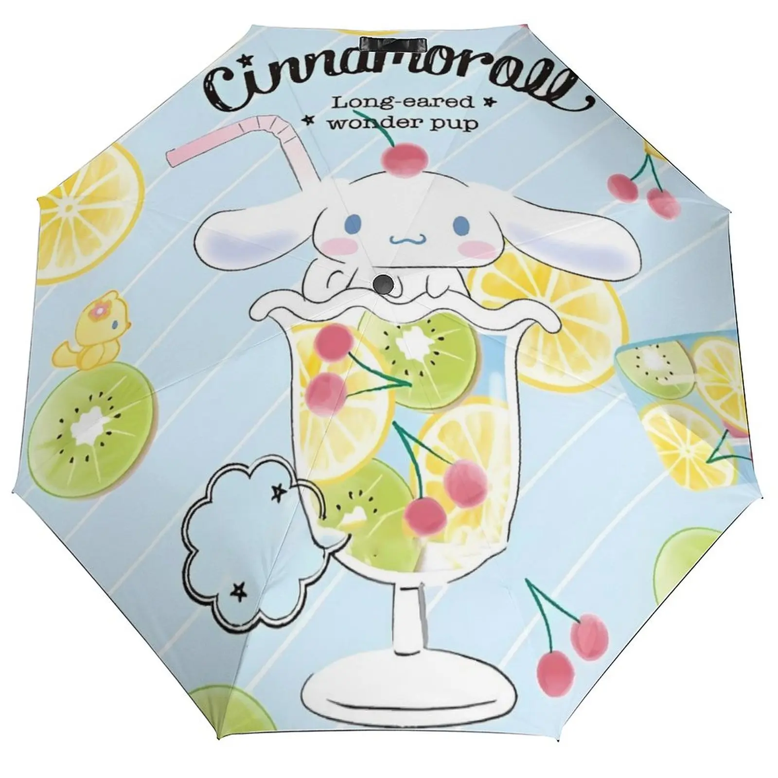 

Портативный зонт Cinnamoroll с милой мультяшной собакой Kawaii, анти-УФ-зонт для женщин и мужчин, авто солнцезащитный кемпинг, дешевые зонты