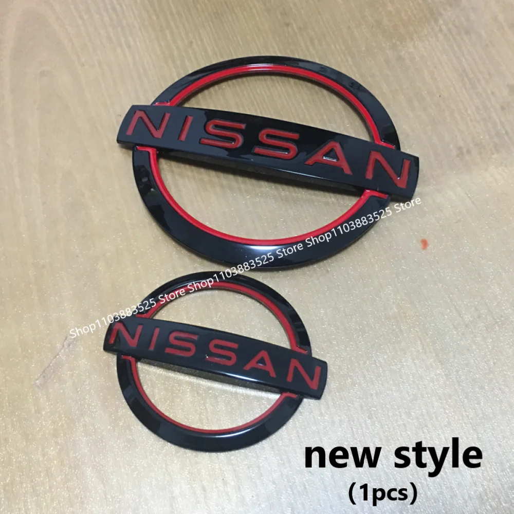 New Style Front Emblem Badge Rear Trunk Badge for Nissan Sentra Qashqai Versa Altima Rogue Sport Nismo GTR Almera Xterra Badge