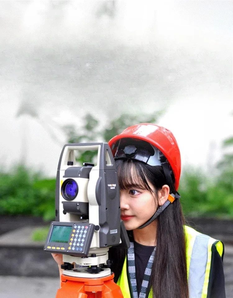 High-precision 2-second 1500m prism-free house construction engineering survey