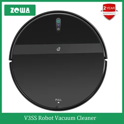 ZCWA V355 Robot Vacuum Cleaner 4400mAh Auto Charging 6000Pa Power Aspiration Gyroscopique App Control  Vacuum Cleaner Sweeper