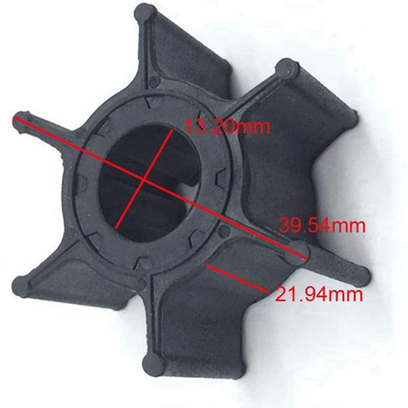 2 Pcs Fuel Connector Water Pump Impeller Part For YAMAHA (9.9/15HP) 682-44352-01 682-44352-01-00 Fishing Boats Motors