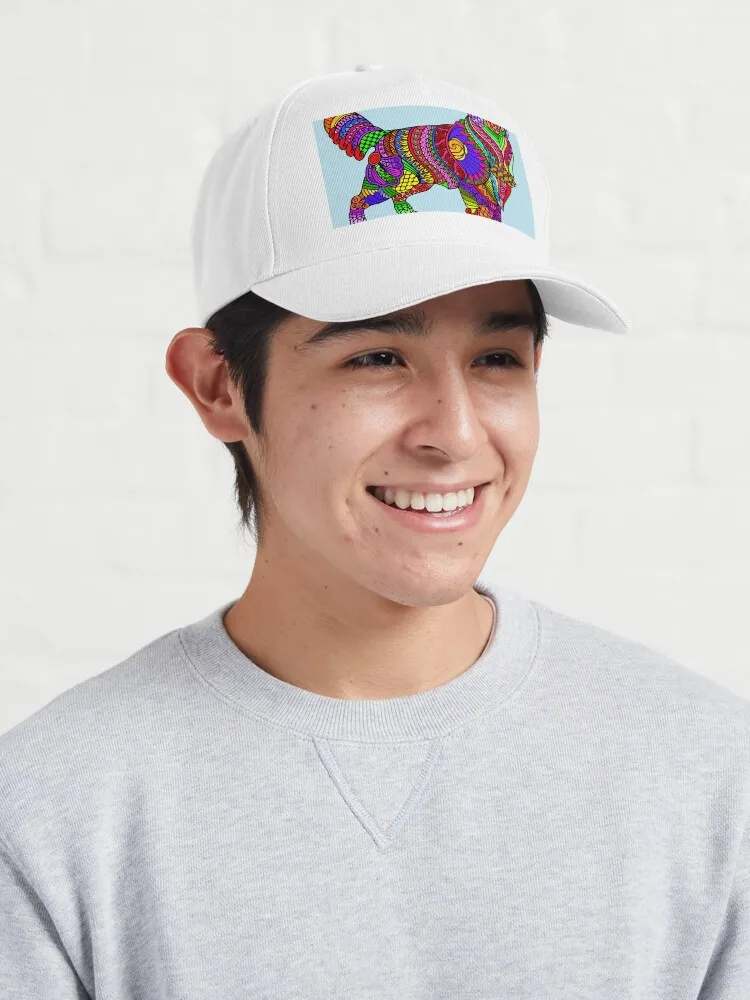 Animal Zentangles 242 (Style:1) Cap Summer Outdoor Sun hats adjustable Golf Caps gorras image 3