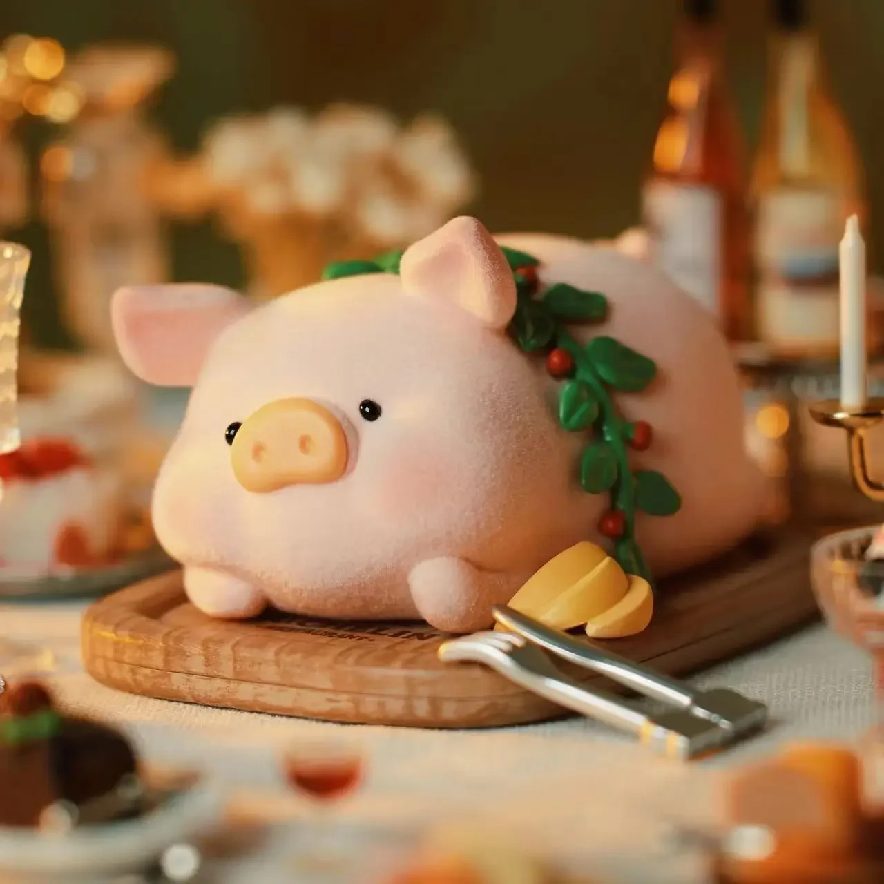 Canned Pig Lulu Five-star Restaurant Series Blind Box Pigchelin Anime Figure Model Decoration Collection Room Toys Gifts