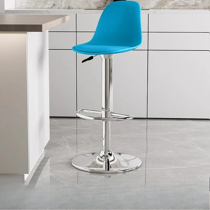 リラックスミニマリストバースツール古代ソフトクリエイティブパーソナライズされた工業用バースツール理髪店超軽量金属 Cadeira 家具