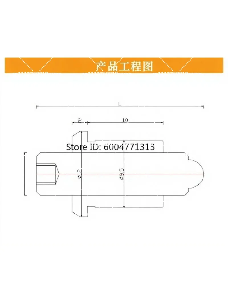 Fine Tooth Adjustment Screw M6 x 0.25 Thread Micro Motion Screw for Precision Equipment