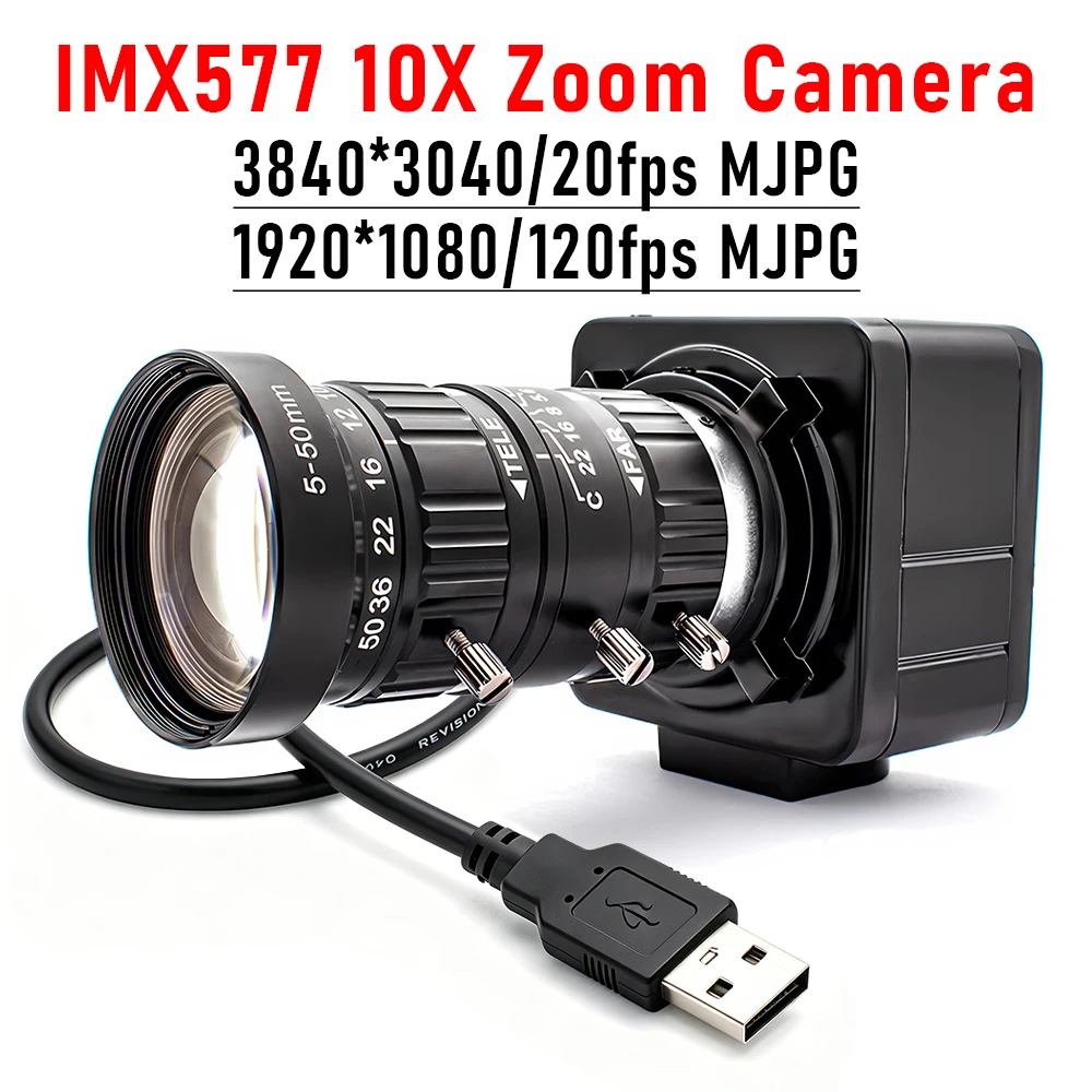 1080P 120FPS Mini USB Camera 12MP 1/2.3