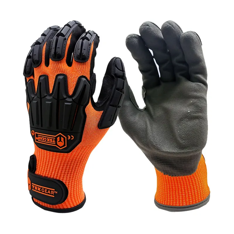 NMSafety A5 Cut Resistant Anti-Vibration Working Glove Anti Cut Touch Screen Safety Shock Absorbing Safety Protective Work Glove