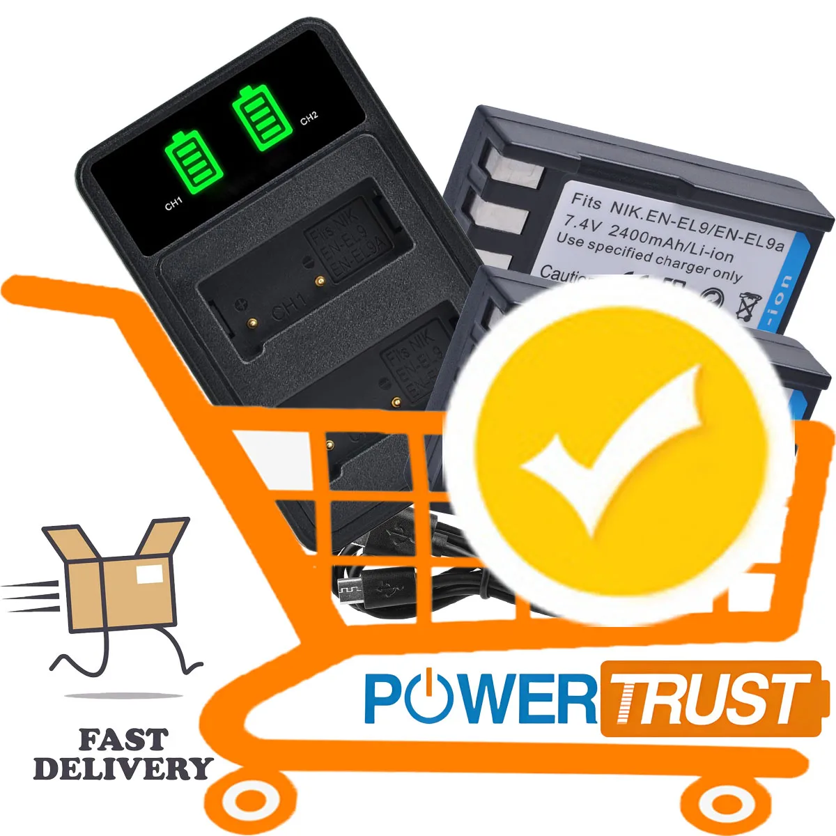 EN-EL9 Battery/ Com…