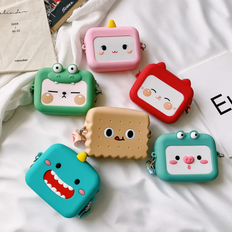 Kinderen Messenger Portemonnee Siliconen Kinderen Een Schoudertas Prinses Mooie Ouder Kind Decoratie Zak Mini Bag Handtas