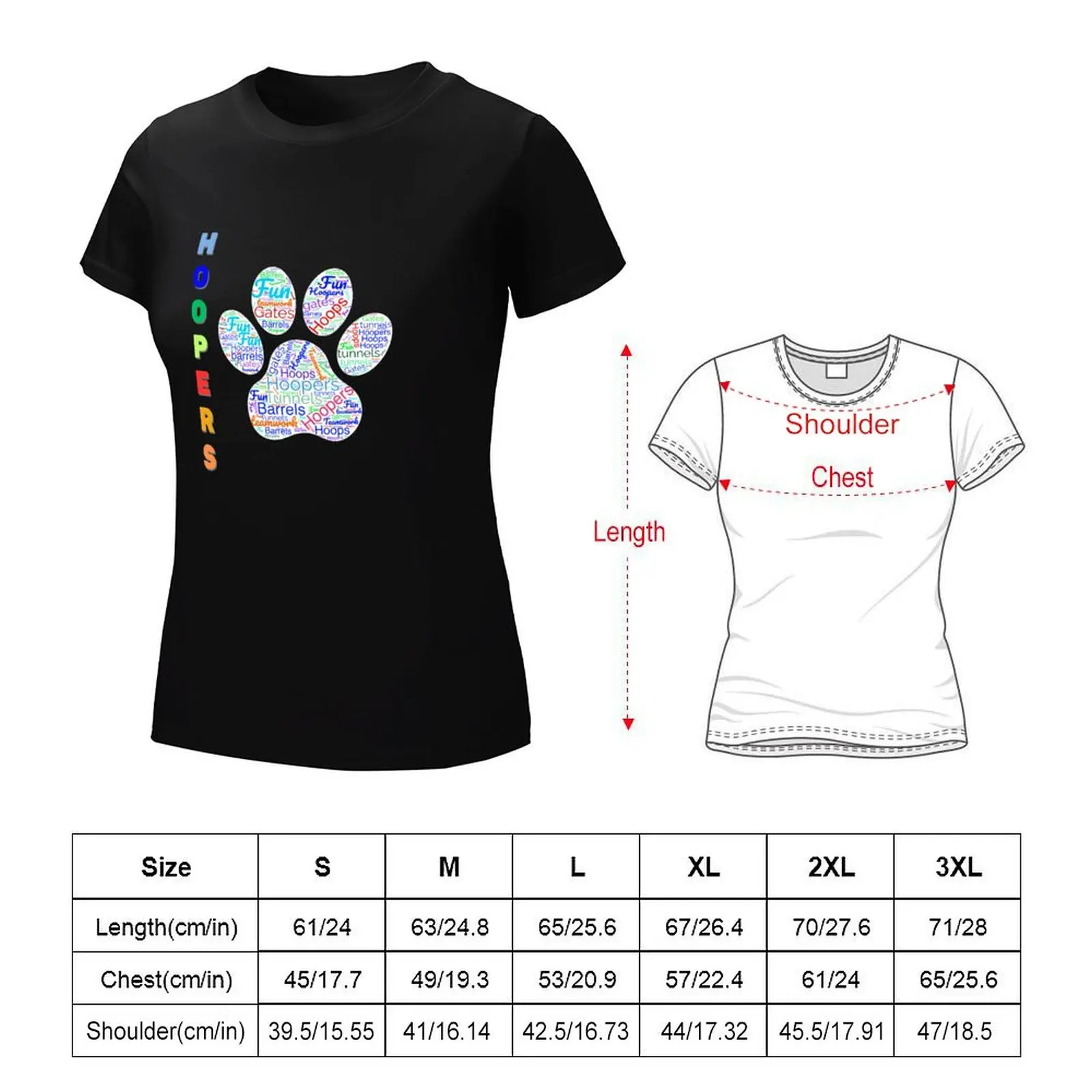 Dog Hoopers - Dog Agility Hoops T-shirt kawaii clothes Aesthetic clothing white t-shirt dress for Women sexy