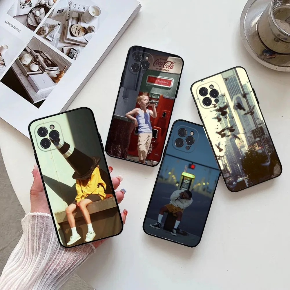 

Atmosphere Phone Case for IPhone 15,14,13,12,11 Pro Max Mini 8,7 Plus SE2 X XR XS MAX Silcone Soft Covers